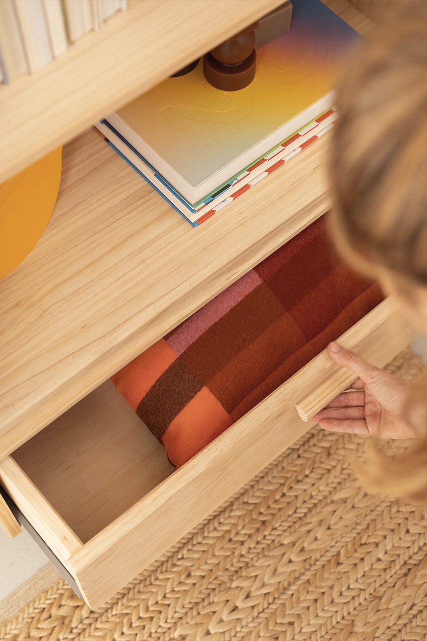 Imagen de ambiente 4 para:Estanter&iacute;a librer&iacute;a de madera de pino